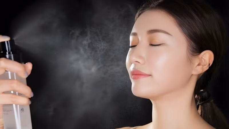 Xịt khóa nền là bước hoàn thiện giúp cố định toàn bộ lớp trang điểm. Ngoài việc giữ makeup lâu trôi, xịt còn giúp lớp nền trông tự nhiên, mềm mại hơn.