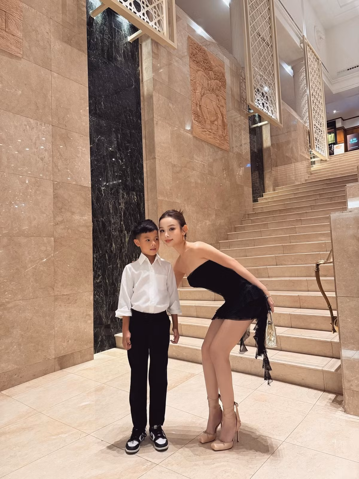 Huyền Baby mừng sinh nhật quý tử. Ảnh: FB Đặng Ngọc Huyền