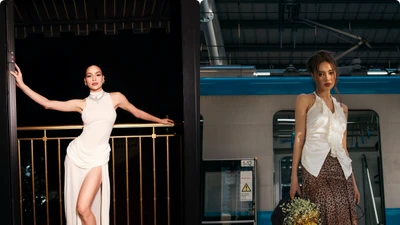 Hot face sao Việt: Hồ Ngọc Hà mặc váy xẻ cao khoe chân dài
