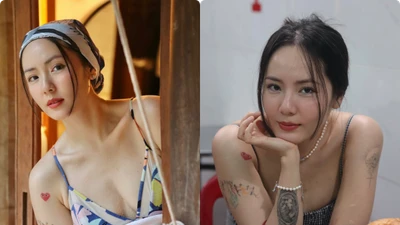 Phương Linh tuổi 41 quyến rũ với bikini, mê khoe hình xăm