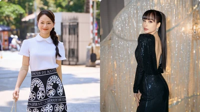 Hot face sao Việt: Lan Phương thả dáng trẻ trung trên phố