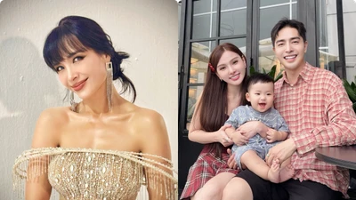 Hot face sao Việt: Thúy Hạnh gợi cảm với đầm đính đá