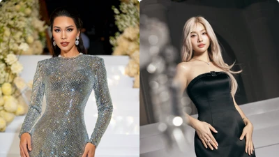 Hot face sao Việt: Hà Anh diện đầm lấp lánh khoe đường cong
