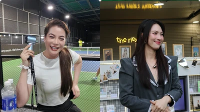 Hot face sao Việt: Trương Ngọc Ánh vui vẻ chơi Pickleball