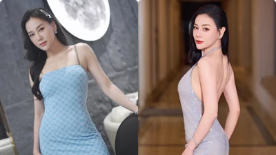 Phương Oanh "hớp hồn" fan khi diện váy ôm sát khoe vóc dáng