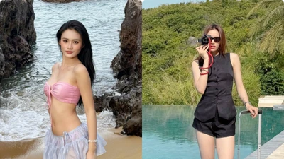 Hot face sao Việt: Ý Nhi khoe đường cong trước sóng biển
