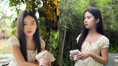 Con gái siêu mẫu Xuân Lan ra dáng thiếu nữ tuổi 12, hứa hẹn nối nghiệp mẹ