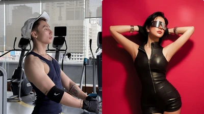 Hot face sao Việt: Sơn Tùng M-TP khoe cơ bắp trong phòng tập gym