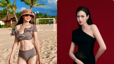 Hot face sao Việt: Cựu mẫu Thuý Hạnh khoe vóc dáng đẹp trên bãi cát