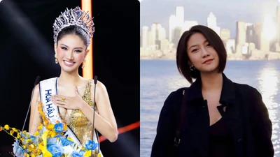 Nhan sắc đời thường gợi cảm của Hoa hậu Hoàn vũ Phương Linh