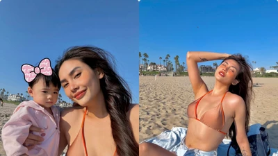 Võ Hoàng Yến diện bikini khoe dáng nuột nà sau hơn 10 tháng sinh con