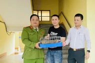 Nam thanh niên ở Quảng Trị giao nộp cá thể tê tê quý hiếm