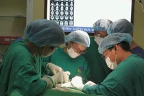 Hình ảnh khối u trước và sau mổ - Ảnh BVCC