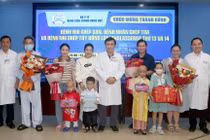 2 ca ghép tủy và 2 ca ghép tim gan cùng được xuất viện một ngày