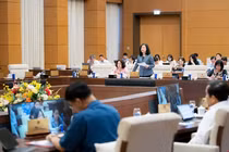 Bộ trưởng Đào Hồng Lan trình Quốc hội 4 chính sách mới của dự án Luật Dân số