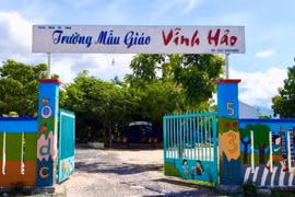 Gói thầu Trường Mẫu giáo Vĩnh Hảo hơn 3,2 tỷ đồng tiết kiệm chưa đến 1%