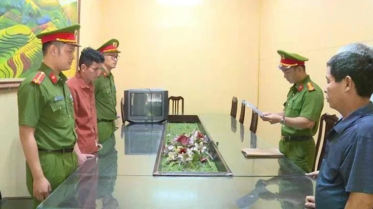 Đối tượng Đào Văn Thành trước Cơ quan Cảnh sát điều tra. Ảnh: CACC Đối tượng Đào Văn Thành trước Cơ quan Cảnh sát điều tra. Ảnh: CACC