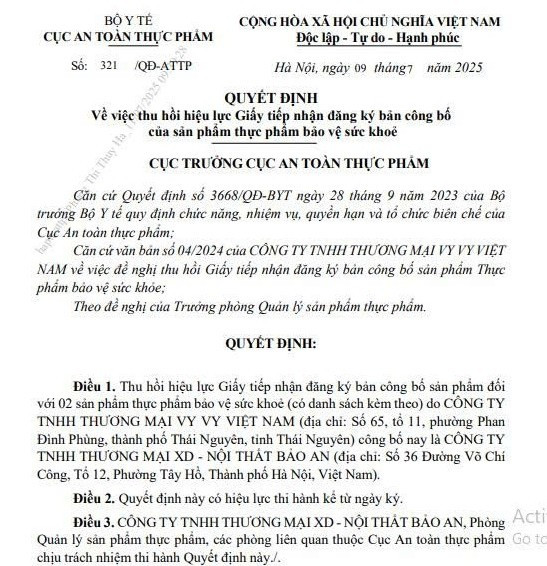 Quyết định số 321/QĐ-ATT của Cục An toàn thực phẩm 1-4846.jpg