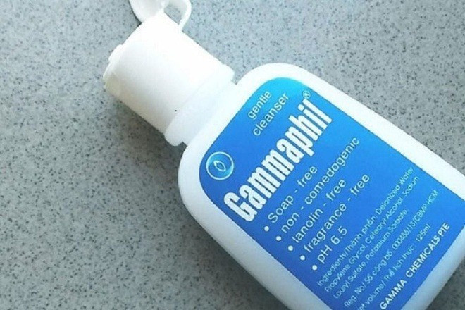 Sữa rửa mặt Gammaphil do Công ty GAMA phân phối/Ảnh thuonggia Sữa rửa mặt Gammaphil do Công ty GAMA phân phối/Ảnh thuonggia