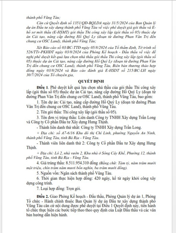 View - BR-VT: Nhà thầu nào trúng gói thầu cải tạo đường Cô Giang? | Báo Tri thức và Cuộc sống - TIN TỨC PHỔ BIẾN KIẾN THỨC 24H