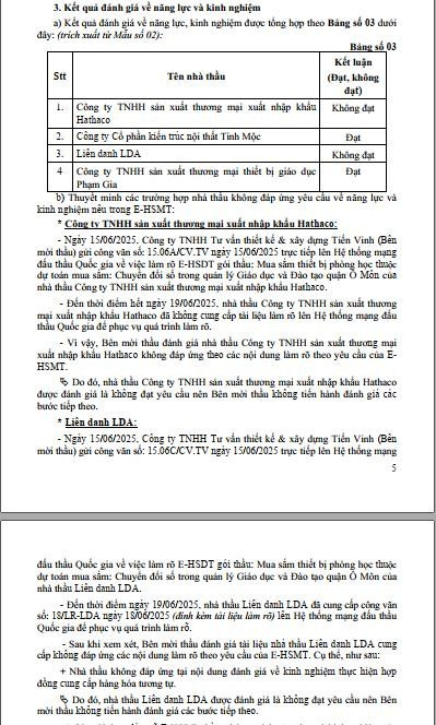 Trích một phần Báo cáo đánh giá E-HSDT số 20.06/BCĐG.TV ngày 20/06/2025 Nguồn: MSC bcdg.jpg