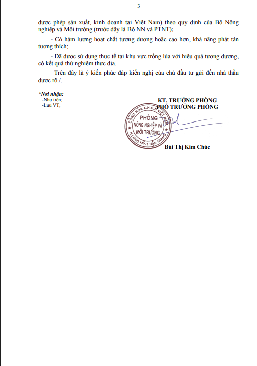 Công văn số : 233 /NNMT trả lời kiến nghị công ty TNHH tư vấn Vạn Trường Thịnh. Nguồn MSC screenshot-379.png