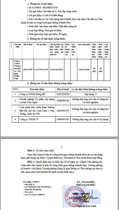 Trích 1 phần Quyết định số 138/QĐ-SXD (Nguồn: MSC) qd.jpg
