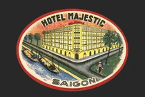 Độc lạ nhãn hành lý các khách sạn Việt Nam đầu thế kỷ 20