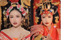 Vợ Minh Nhựa đầu tư trang phục đu trend, hóa trang mất 21 tiếng