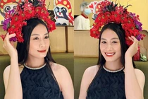 Đu trend “cài hoa lên tóc”, hot girl tuyển nữ Việt Nam xinh “ngây ngất“