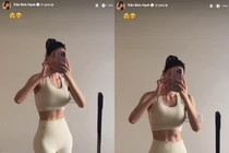 Diện đồ tập, “hot girl phòng gym” Nam Định khoe vòng eo siêu thực