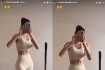 Diện đồ tập, “hot girl phòng gym” Nam Định khoe vòng eo siêu thực