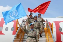 Đội Công binh số 2 đã về tới sân bay Nội Bài - Hà Nội