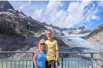 Bức ảnh sông băng Thụy Sĩ 'bốc hơi' gây sửng sốt