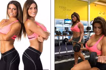 Đã mắt ngắm cặp song sinh nữ cơ bắp cuồn cuộn