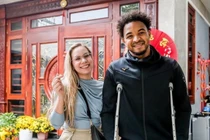 Ngôi nhà ngập sắc hoa đón Tết của tiền đạo Xuân Son