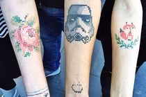 Thanh niên sành điệu phát cuồng mốt xăm chữ thập