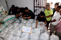 Cận cảnh 5,5 tấn ma túy vừa bị triệt phá ở Hà Tĩnh