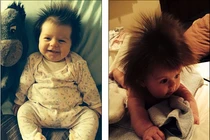 Chùm ảnh hài hước về mái tóc kỳ dị của các bé