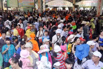 Cảnh hành xác trong khu du lịch ở Sài Gòn 