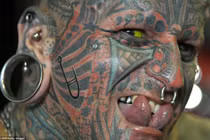 Những hình xăm gây khóc thét ở cuộc thi Expo Tattoo