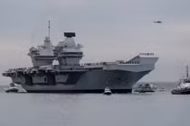 Bất ngờ mục đích tới Mỹ của tàu sân bay lớn nhất nước Anh