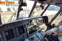 Soi khoang lái tiện nghi hai trực thăng Nga ở Hà Nội