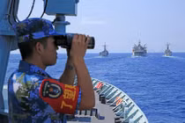 Mang một tàu chiến tới tập trận, Trung Quốc vẫn còn “giận” Australia?