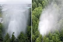 Mạch nước ngầm bất ngờ phun cao ở Nhật: Điềm báo gì? 