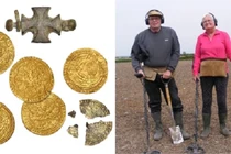 Bị vật lấp lánh rọi vào mắt, vợ chồng già bỗng đổi đời giàu sang 