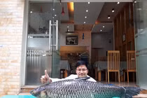 'Thuỷ quái' sông Đà lọt lưới khiến dân tình phát hoảng vì quá 'khủng'