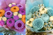 Ngất ngây với những bó hoa “ăn được” đẹp tới khó tin của bà mẹ 5 con