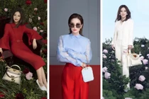 Triệu Vy khoe nhan sắc trẻ trung U50 trong bộ ảnh thời trang Xuân