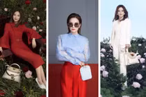 Triệu Vy khoe nhan sắc trẻ trung U50 trong bộ ảnh thời trang Xuân